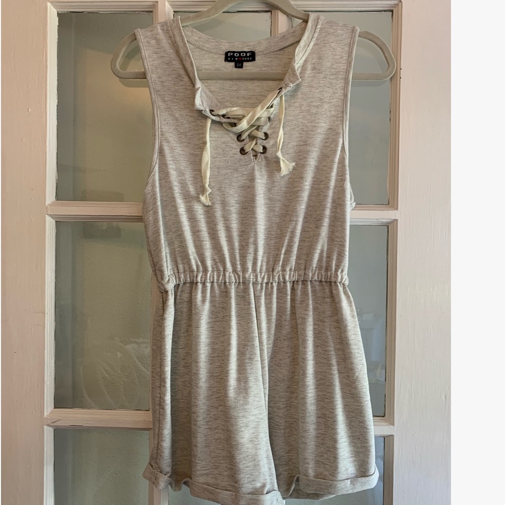 Gray Romper